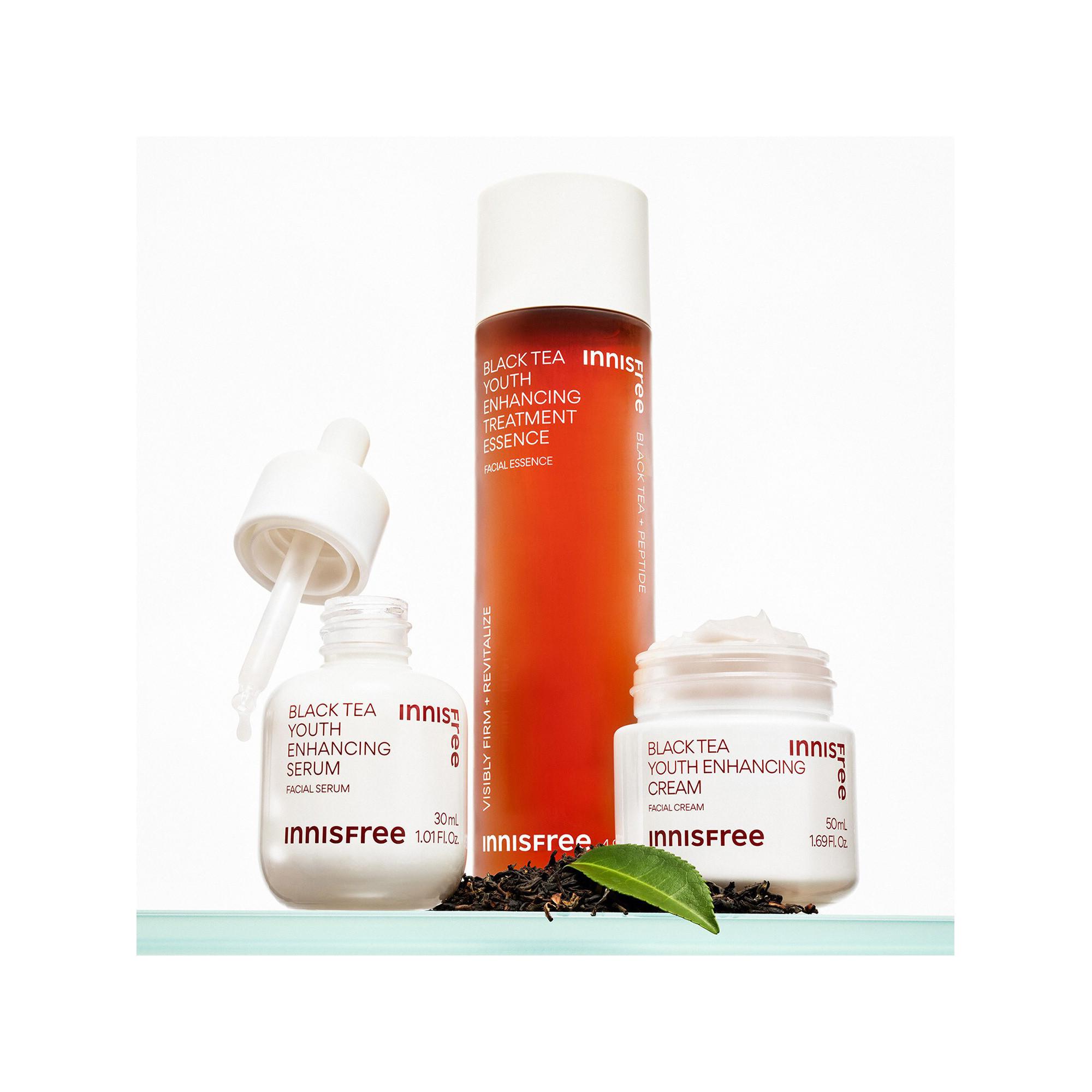 innisfree  Sérum Perfecteur Jeunesse Au Thé Noir - Sérum Raffermissant et lissant 