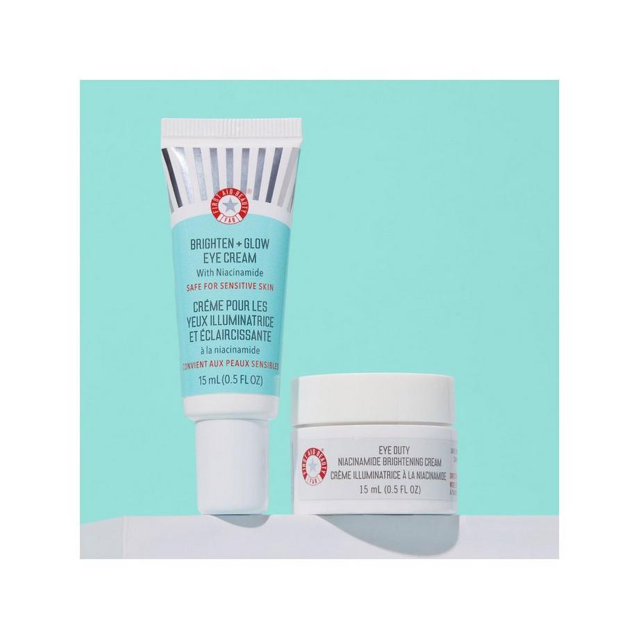 FIRST AID BEAUTY  Brighten + Glow Eye Cream with Niacinamide 
