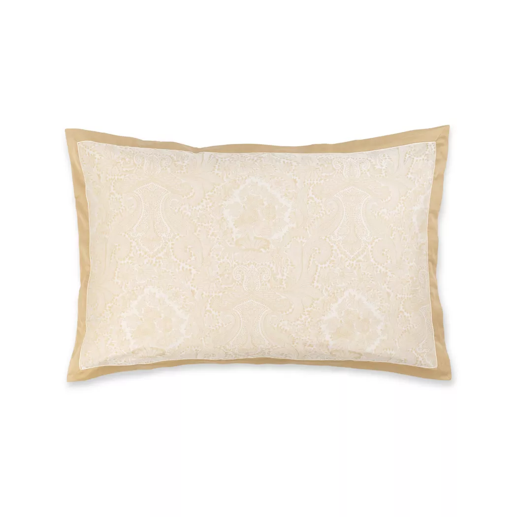 DESCAMPS - Kissenbezug, Lutece Kissenbezug, 65 x 100 cm, Creme