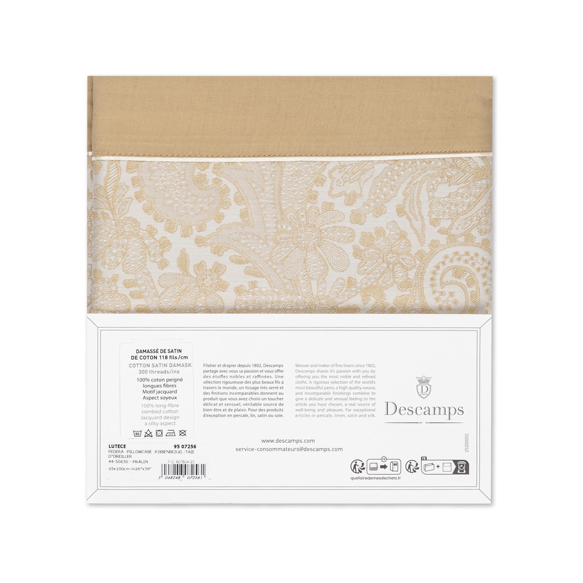 DESCAMPS Lutece Paisley Satin Kissenbezug  