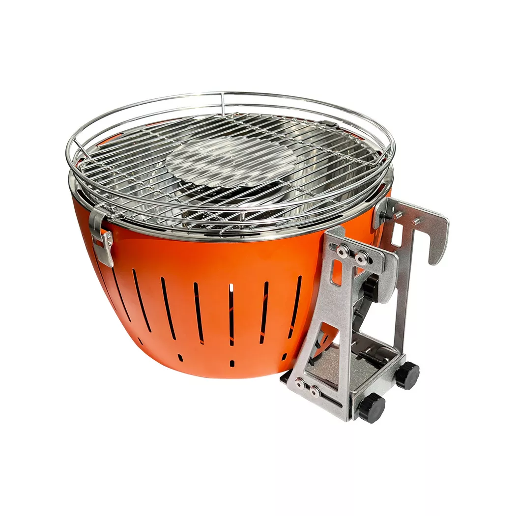 Lotusgrill - Geländerhalter, 21cm, Chrom