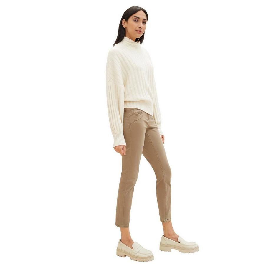 TOM TAILOR Pantalon Tapered Relaxed Fit Longueur 7/8  