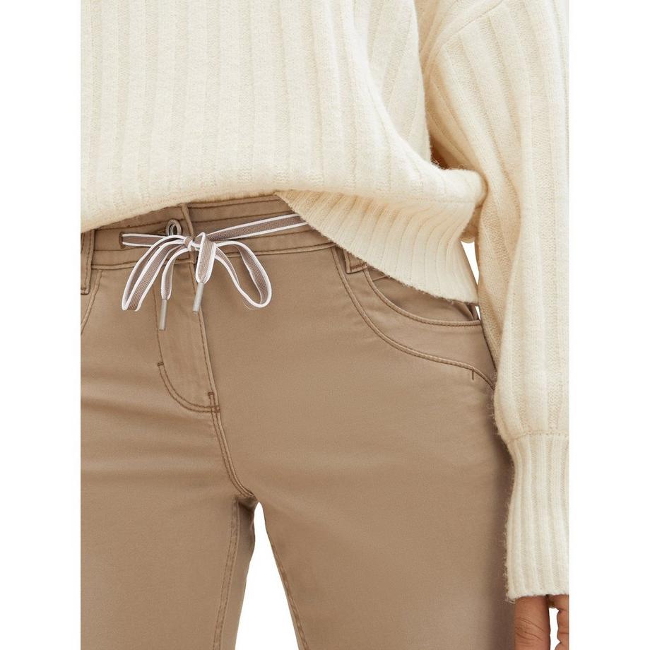 TOM TAILOR Pantalon Tapered Relaxed Fit Longueur 7/8  