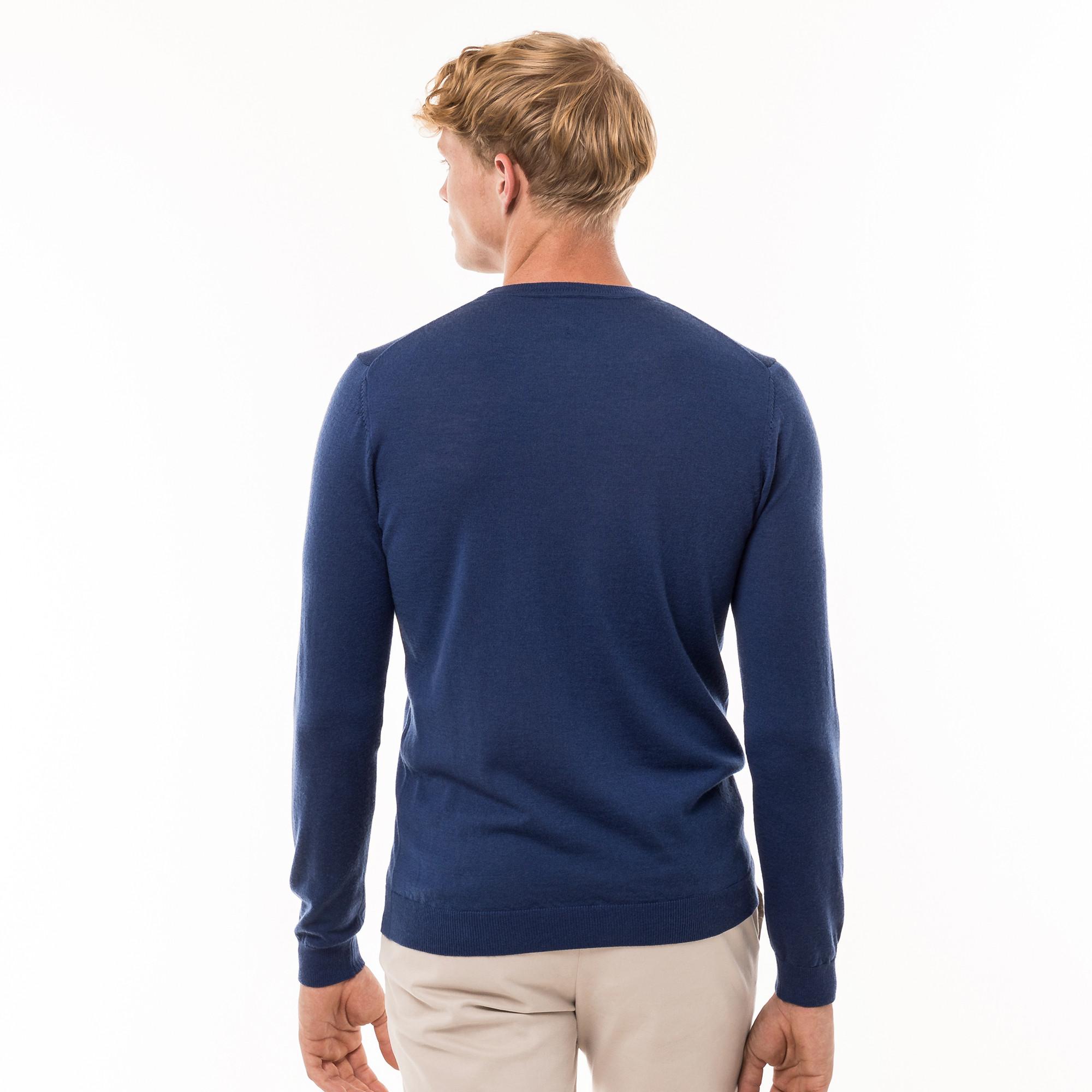 Manor Man  Maglione Merino, girocollo 