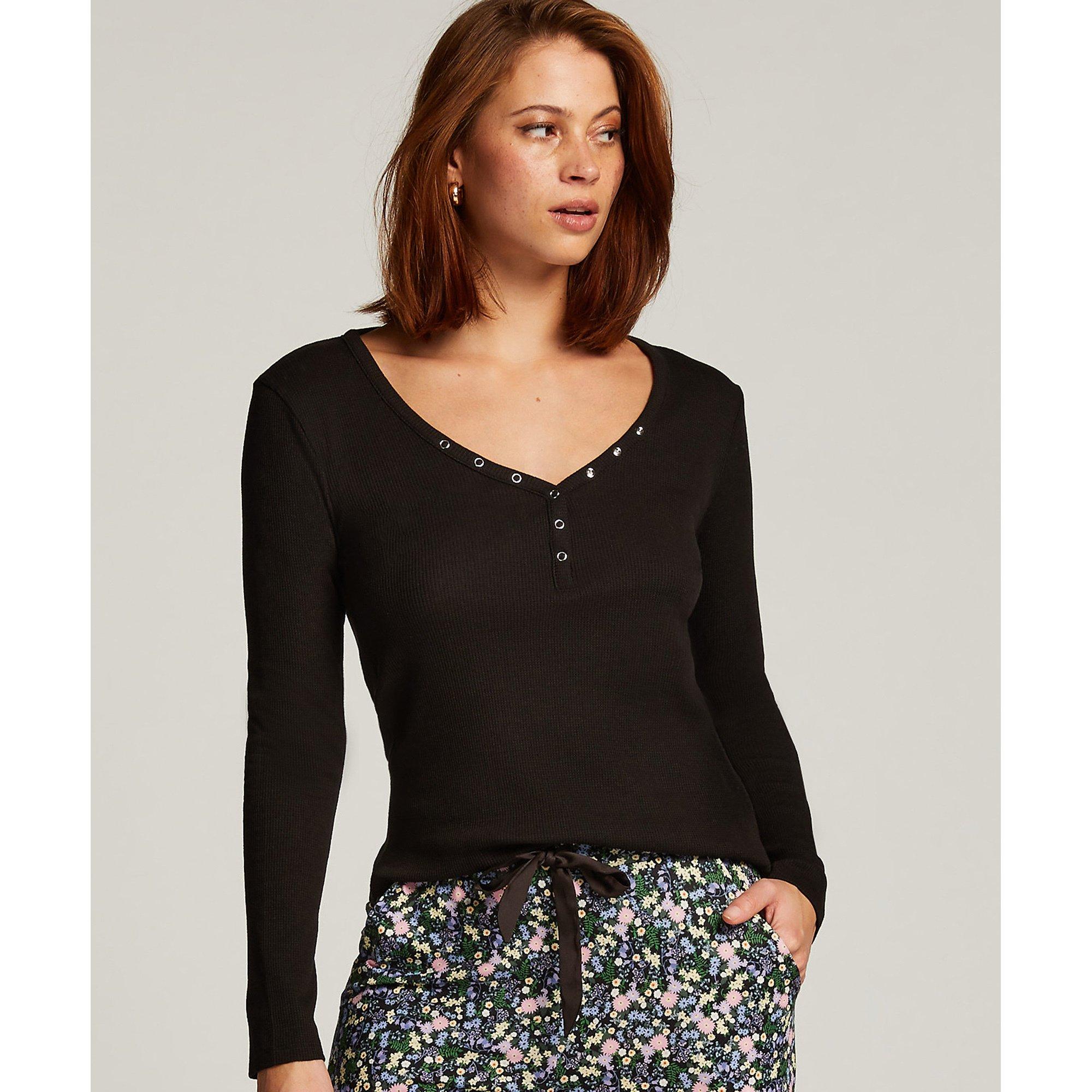 Image of Top Damen Schwarz 2XL