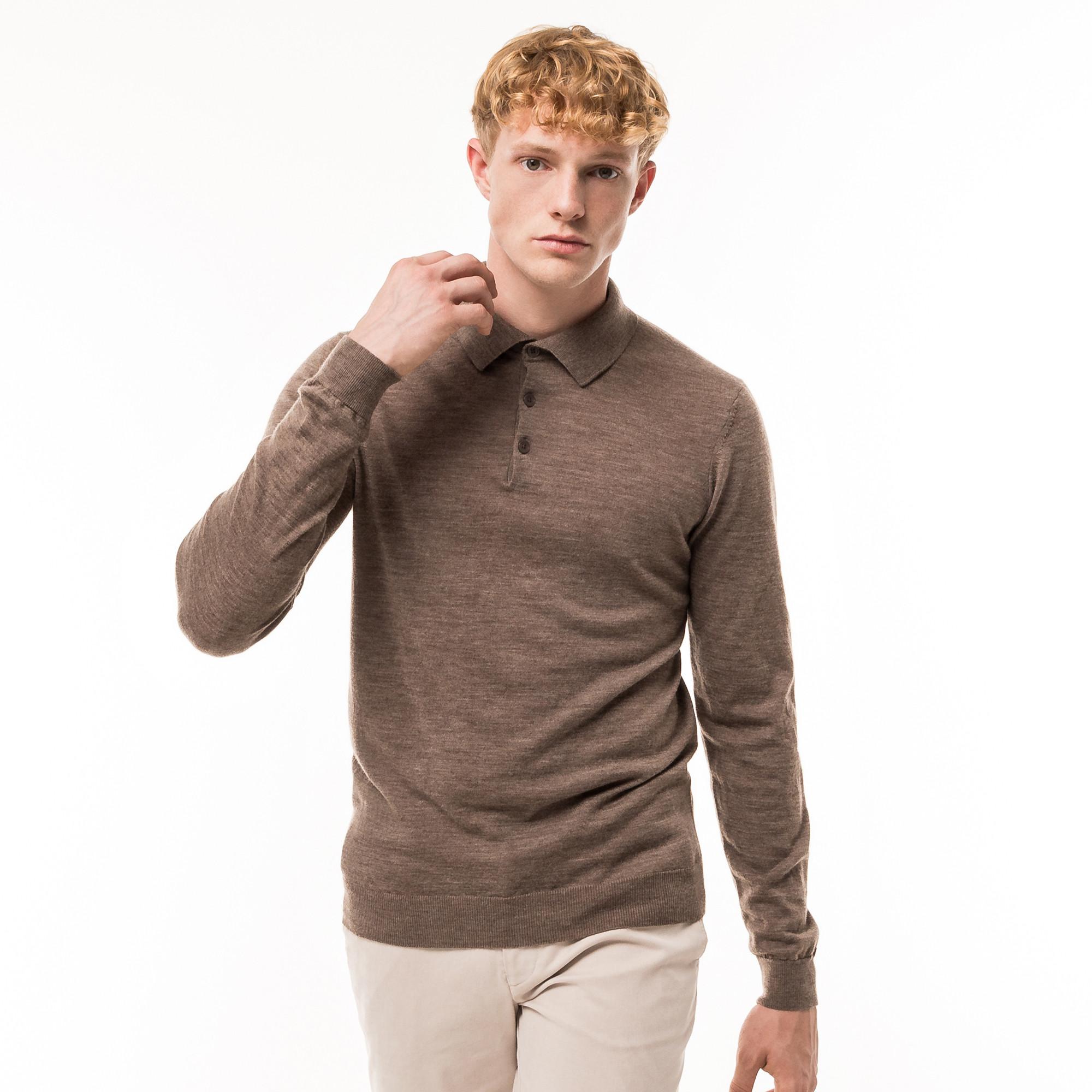 Manor Man  Pullover Merino, V-Neck 