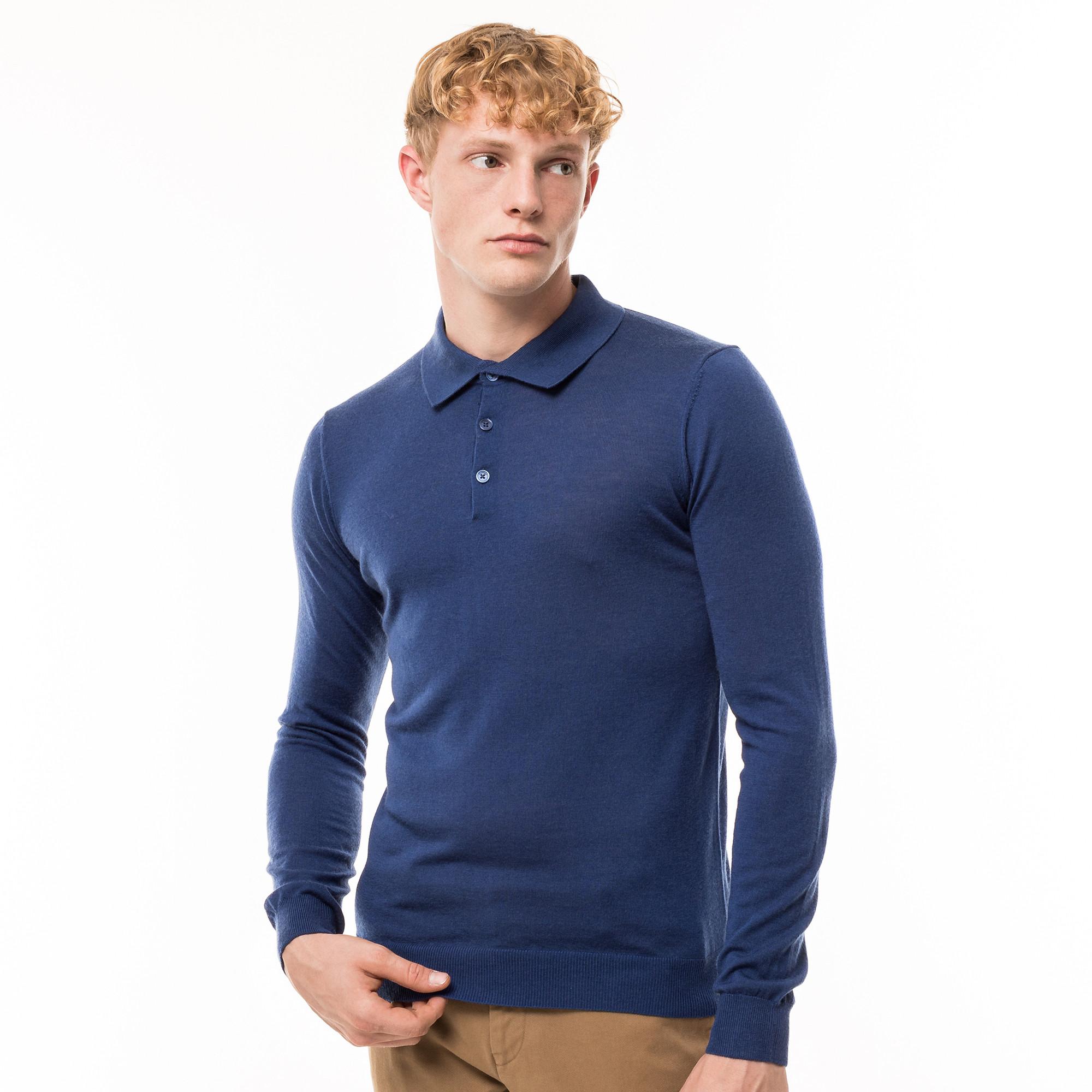 Manor Man  Pullover Merino, V-Neck 