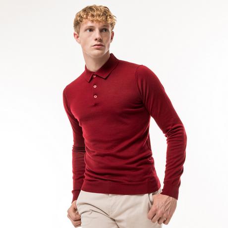 Manor Man  Maglione Merino, scollo a V 