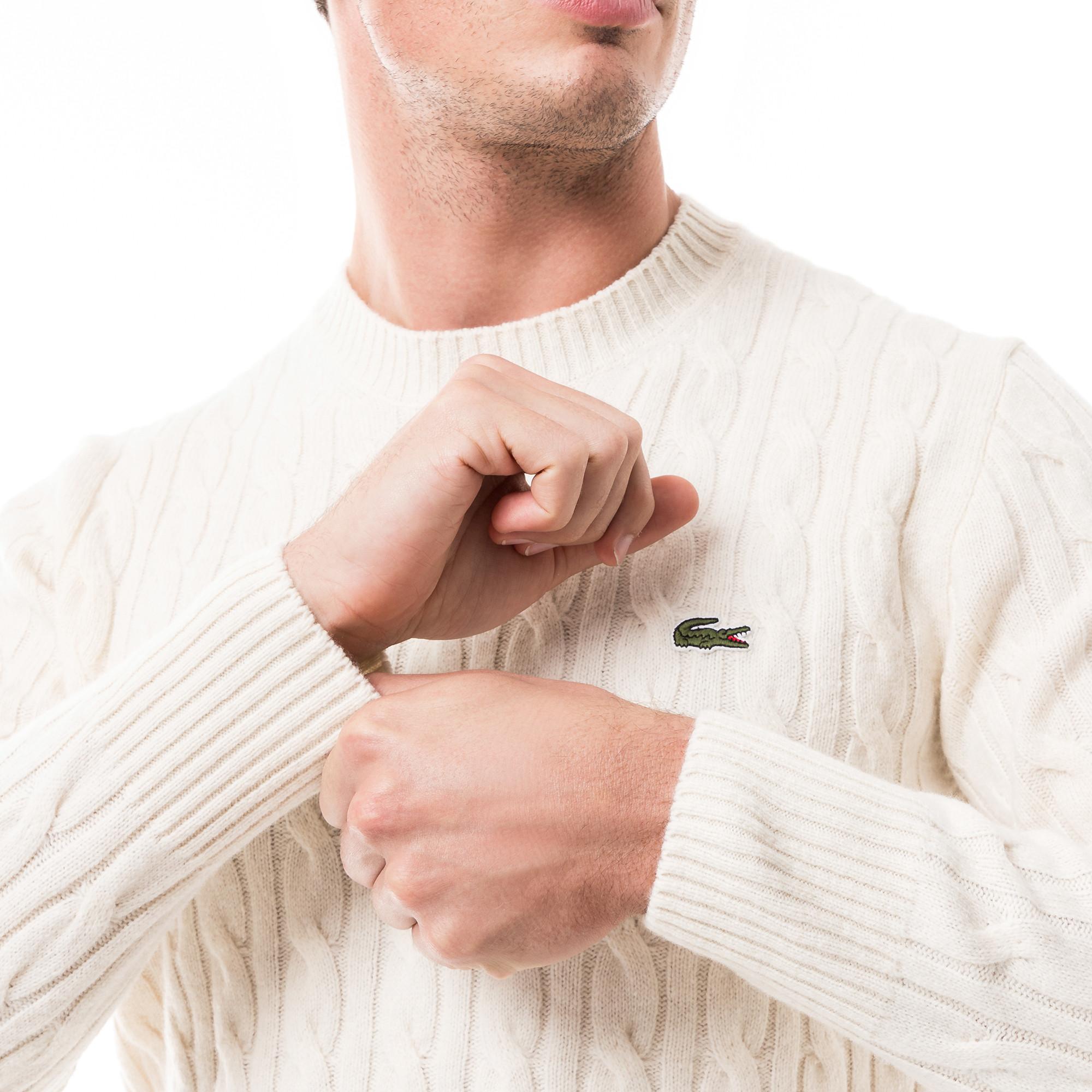 LACOSTE Maglione a Treccia  