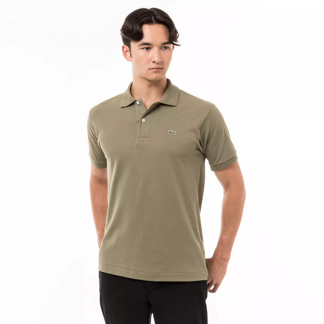 Lacoste Original L.12.12 Petit Piqué Cotton Polo Shirt Herr, Khaki, 4