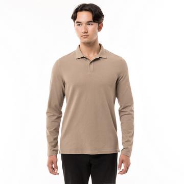 Poloshirt, langarm