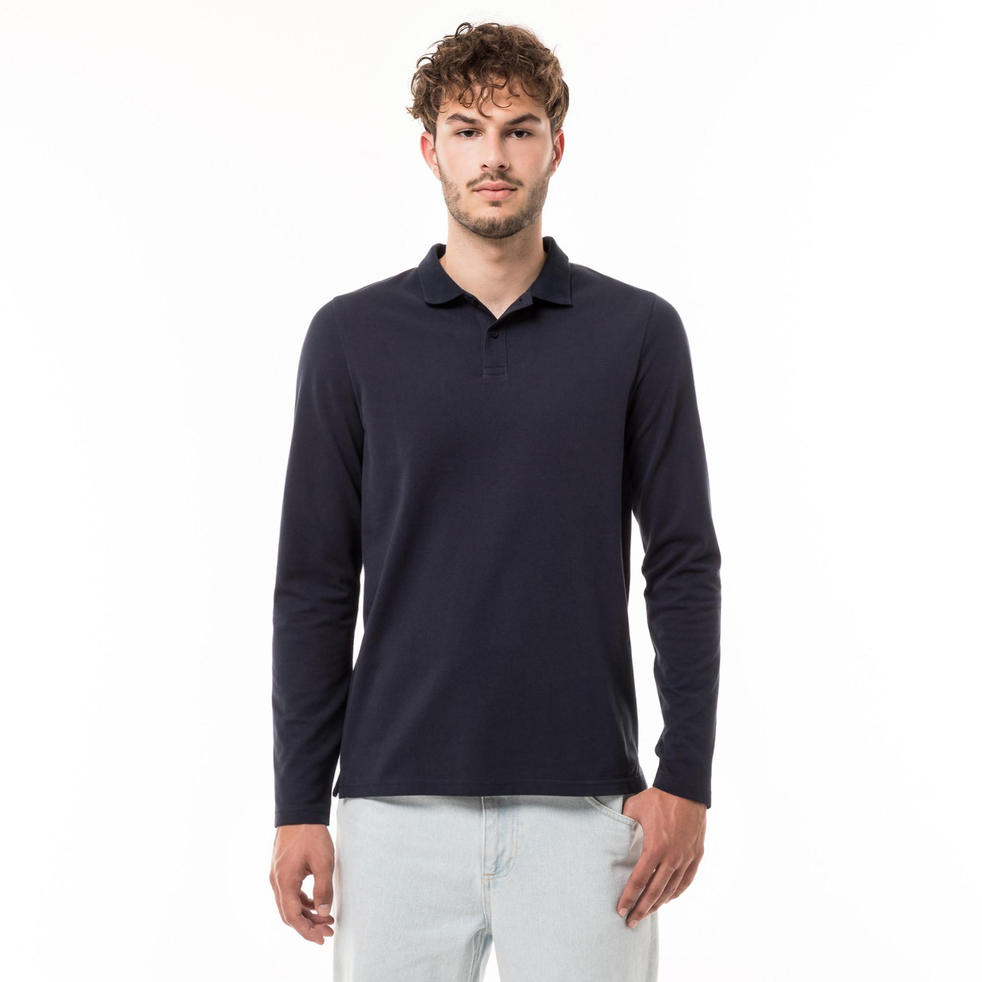 Manor Man  Poloshirt, langarm 