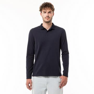 Poloshirt, langarm