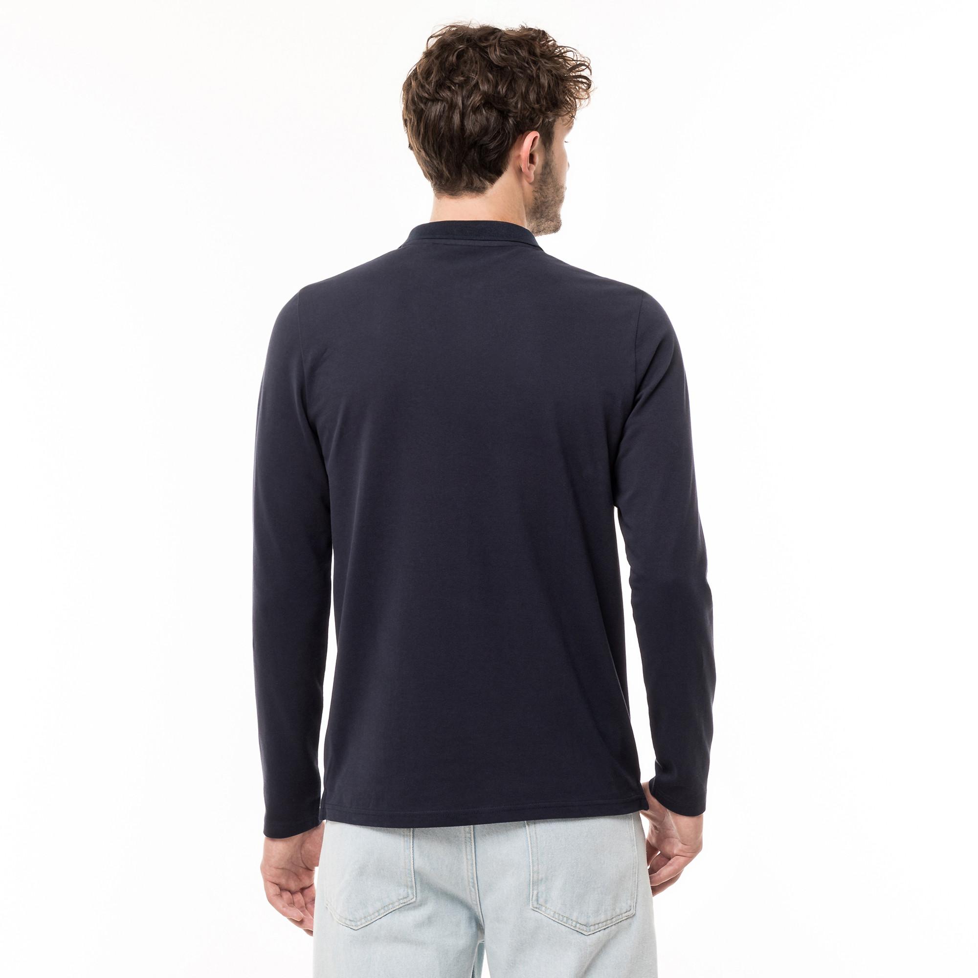 Manor Man  Poloshirt, langarm 