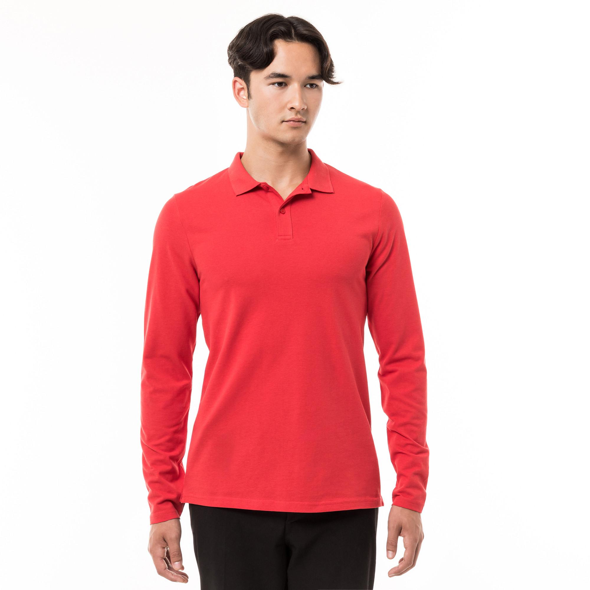 Manor Man  Poloshirt, langarm 