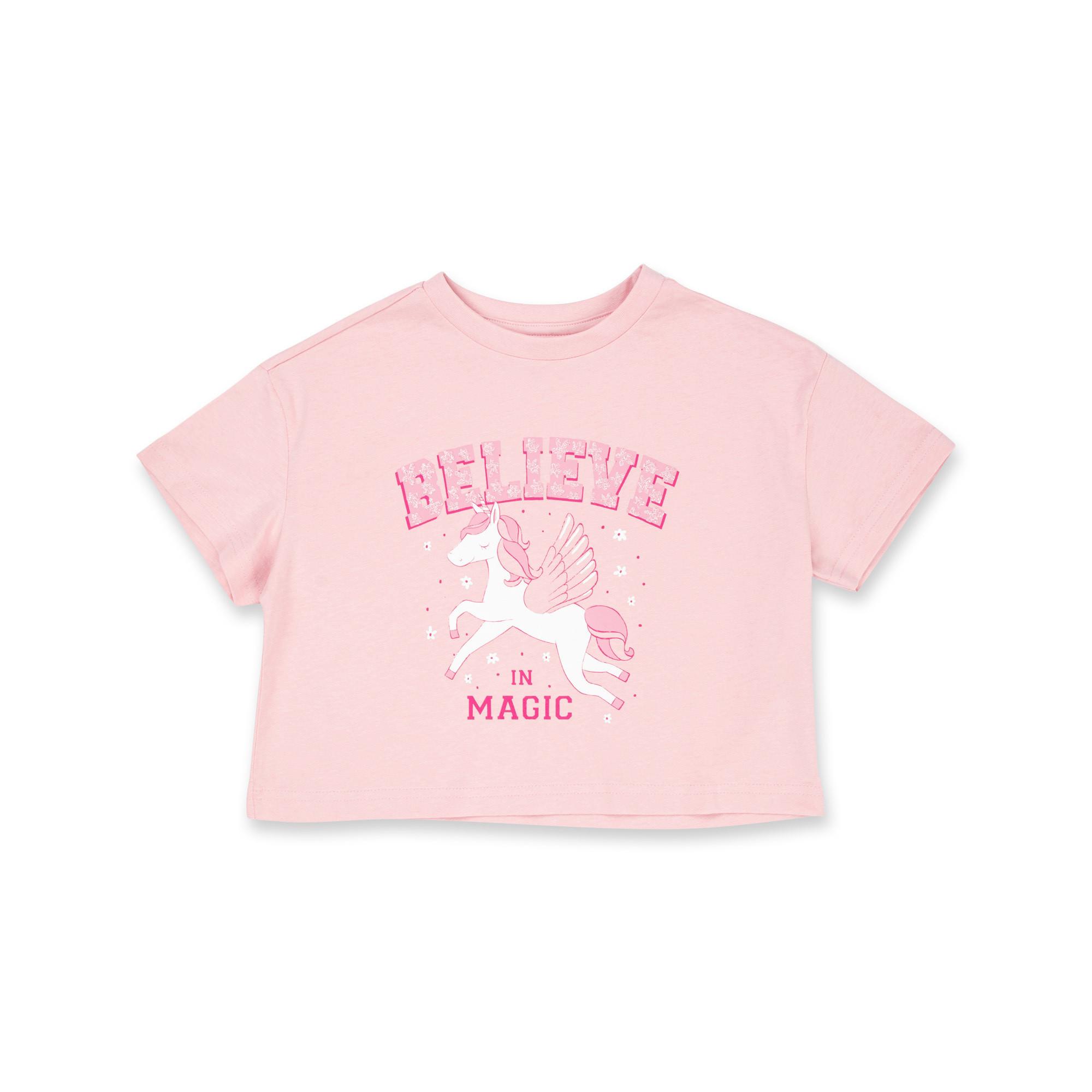 Image of T-shirt, Kurzarm Mädchen Rosa 104