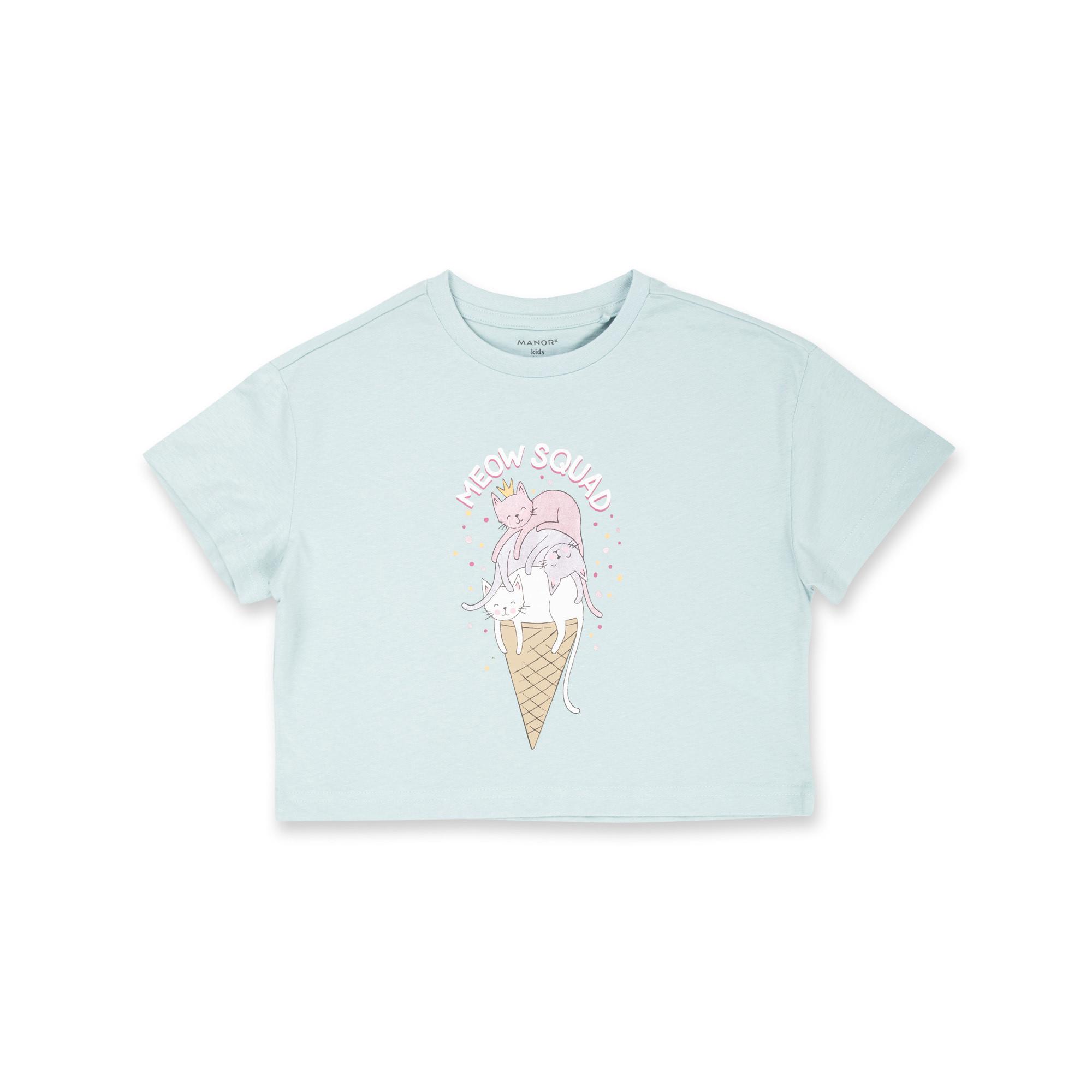 Image of T-shirt, Kurzarm Mädchen Mint 104