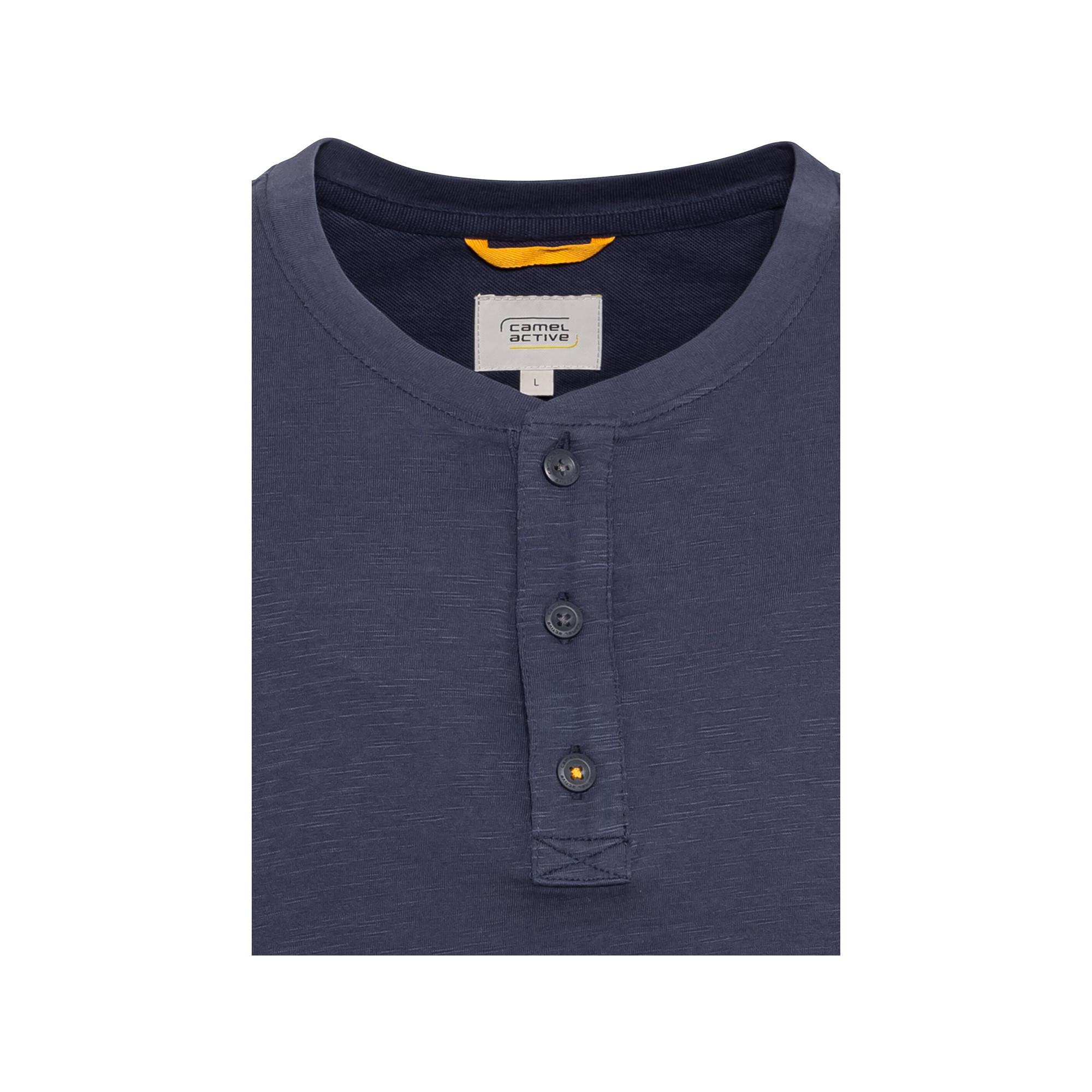 Camel Active T-shirt Henley Neck Manches Courtes  