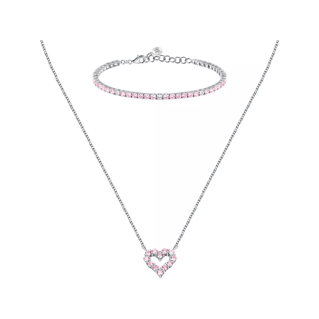 Morellato - Set Collier/Armkette, One Size, Silber
