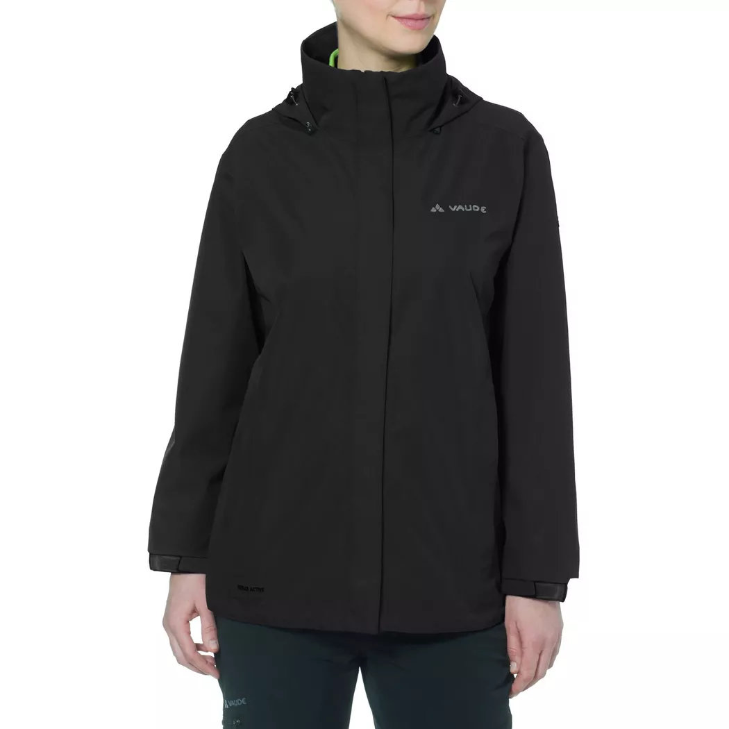 VAUDE - Trekkingjacke mit Kapuze, für Damen, Black, Größe 38
