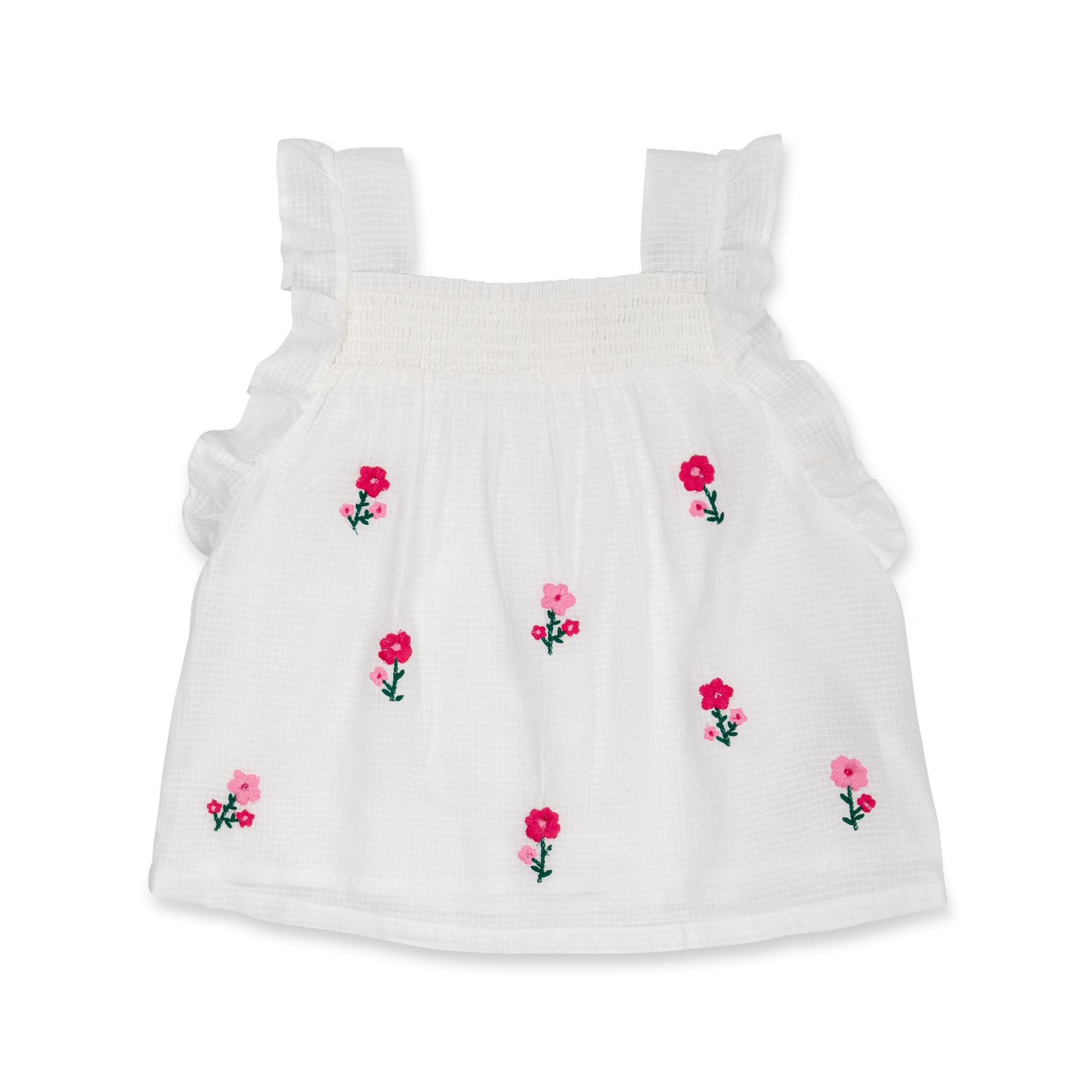 Image of Bluse, Kurzarm Mädchen Weiss 146-152