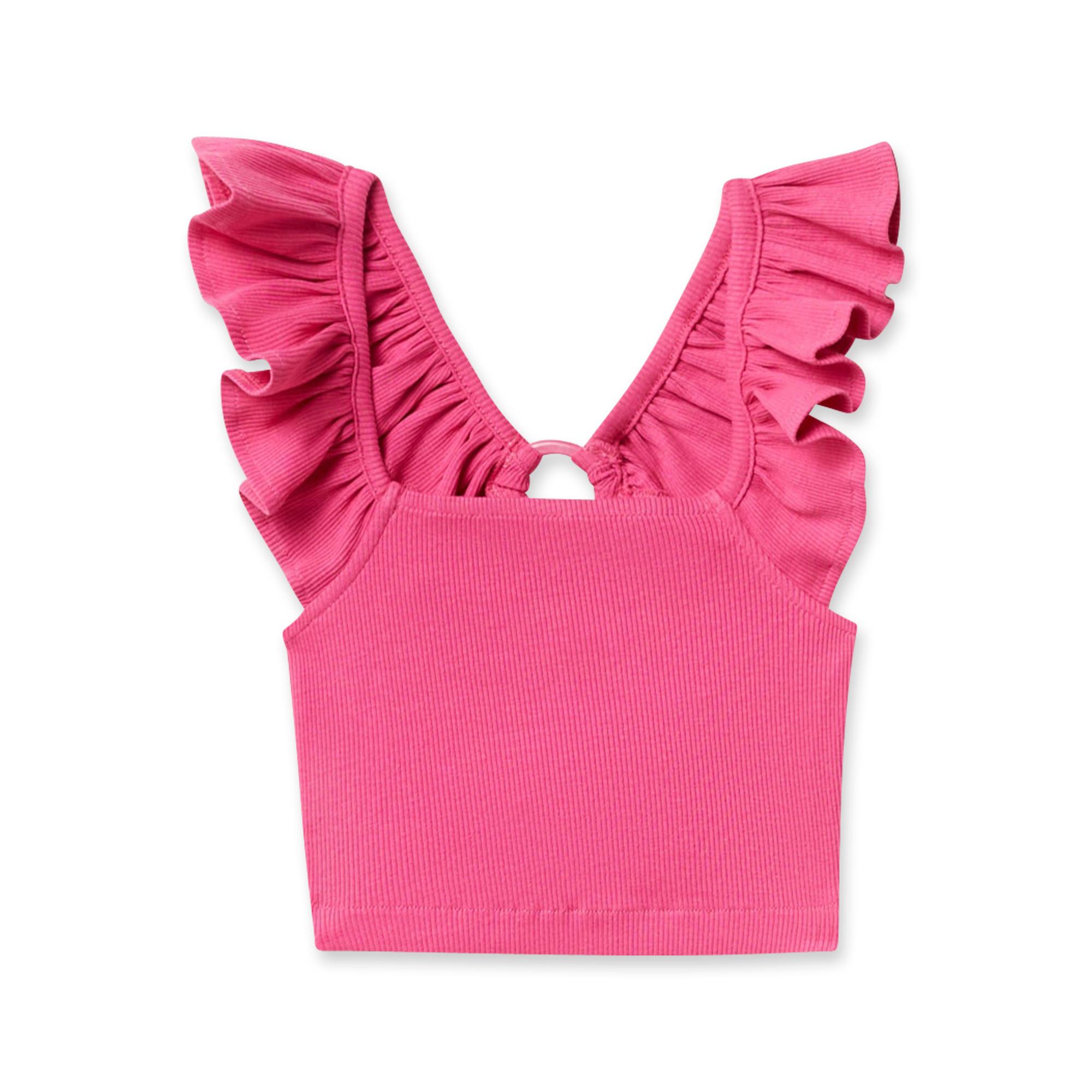 Image of T-shirt, Kurzarm Mädchen Fuchsia 104-110