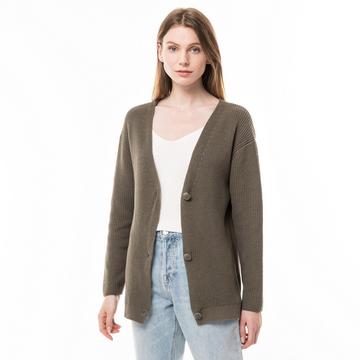 Cardigan, modern fit, maniche lunghe