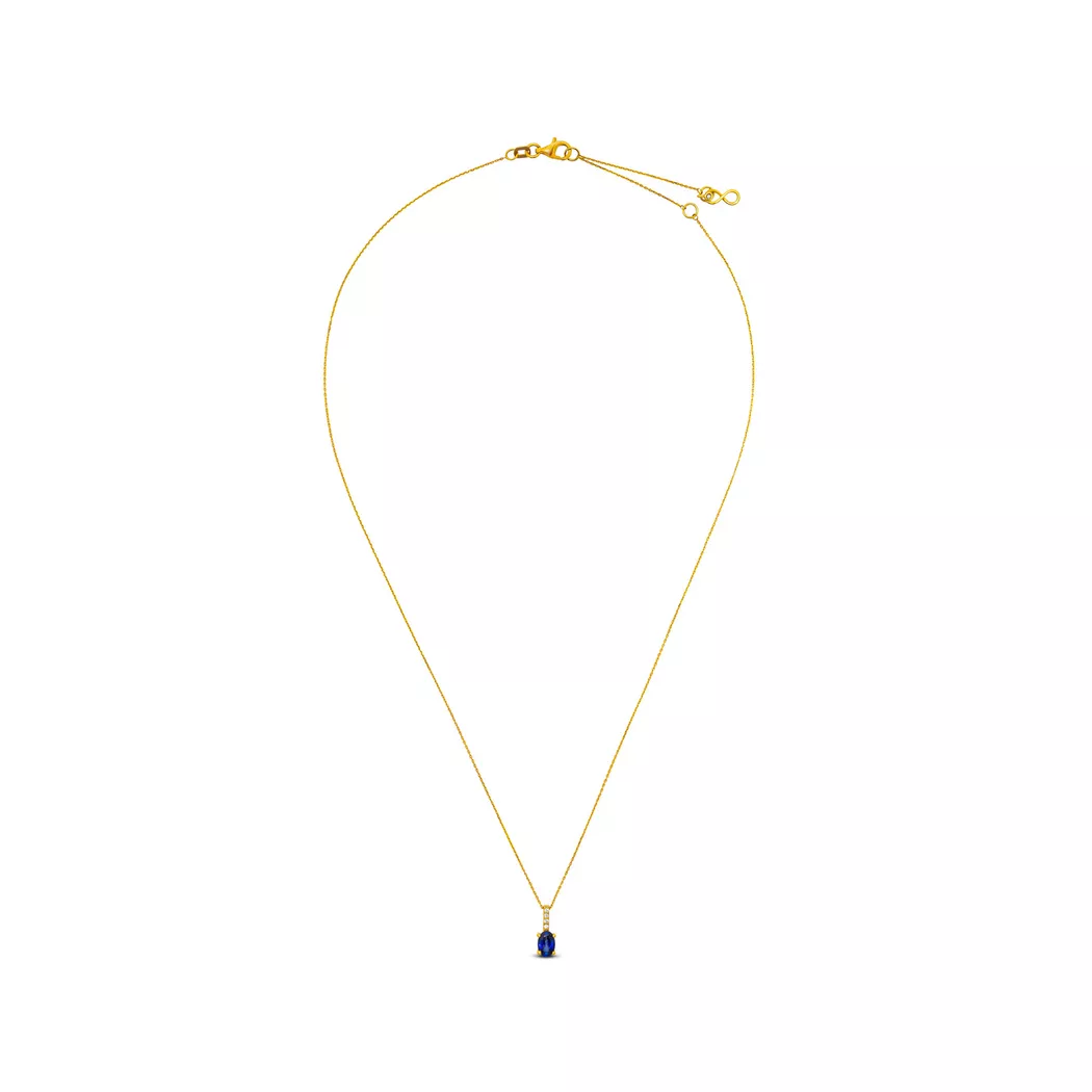 ZEN DIAMOND - Halskette, 45cm, Gelbgold
