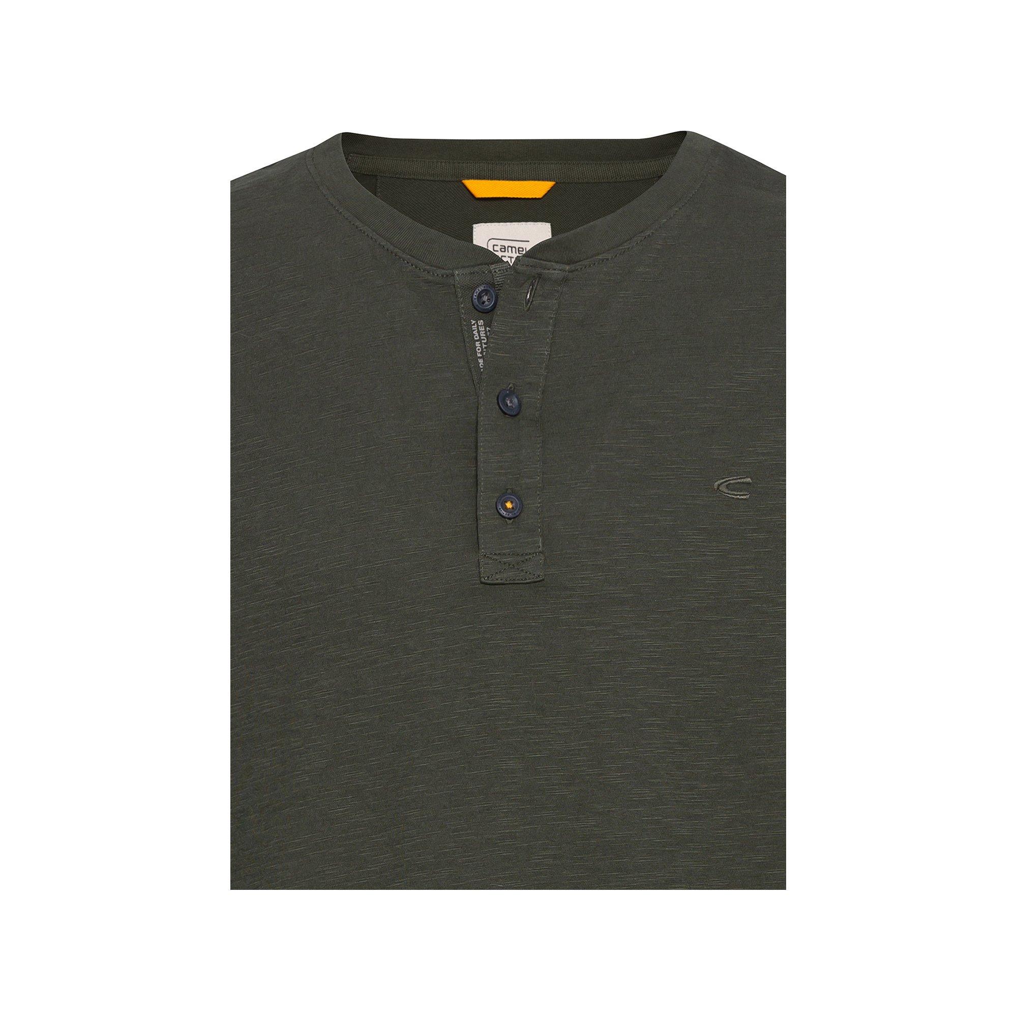 Camel Active T-shirt Henley Neck Manches Courtes  