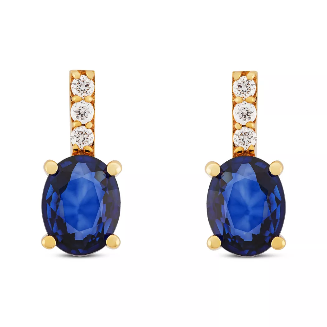 ZEN DIAMOND - Ohrringe, One Size, Gelbgold