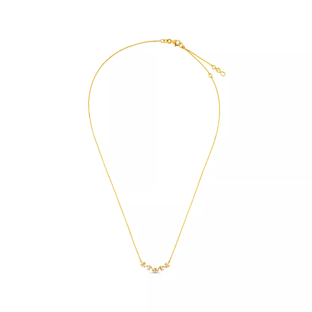ZEN DIAMOND - Halskette, 45cm, Gelbgold