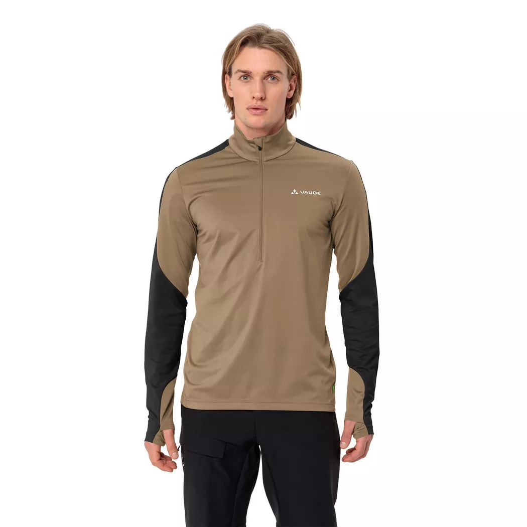 VAUDE - Pullover, Half-Zip, für Herren, Braun, Größe S