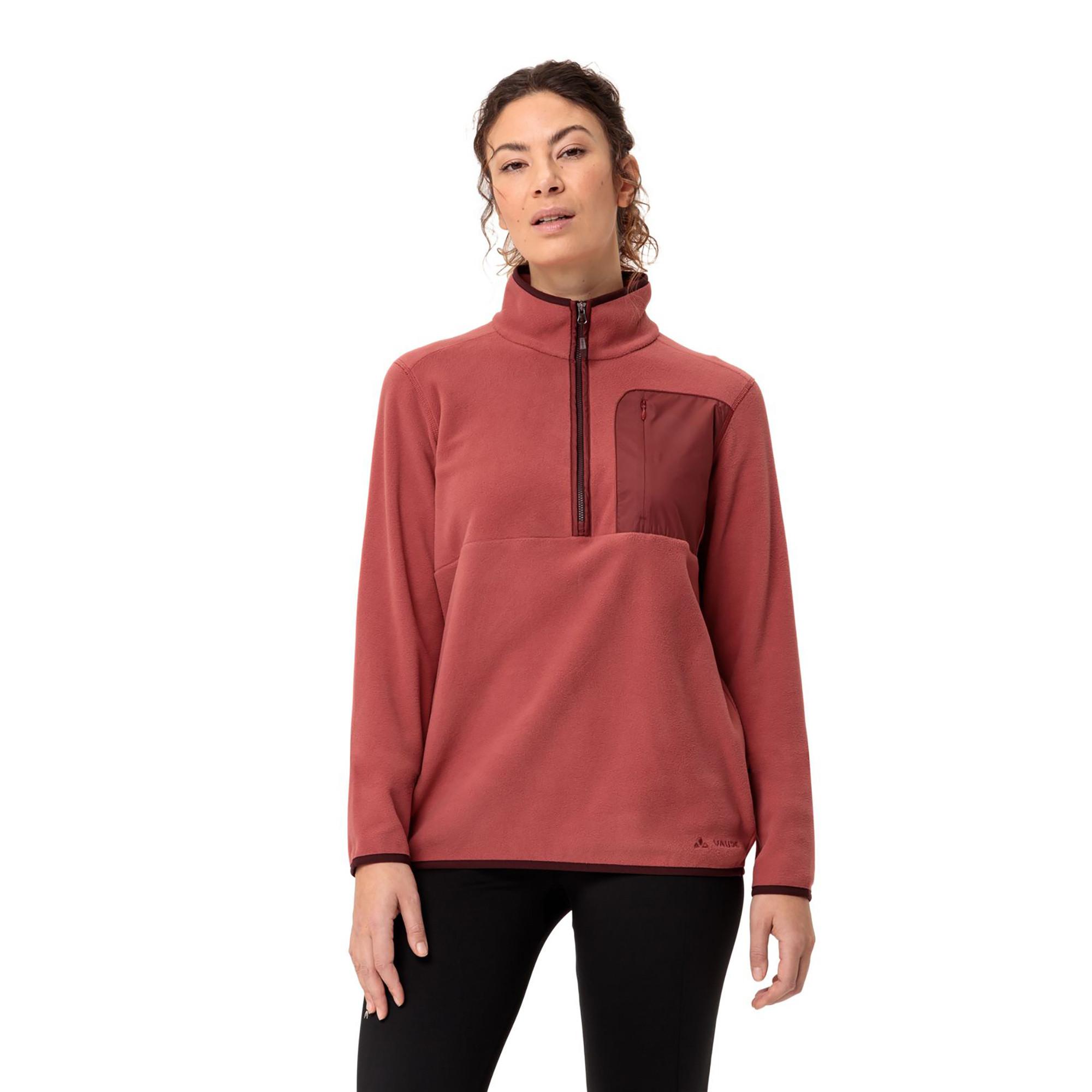 VAUDE Women's Rosemoor Fleece Halfzip Veste en polaire sans capuche 