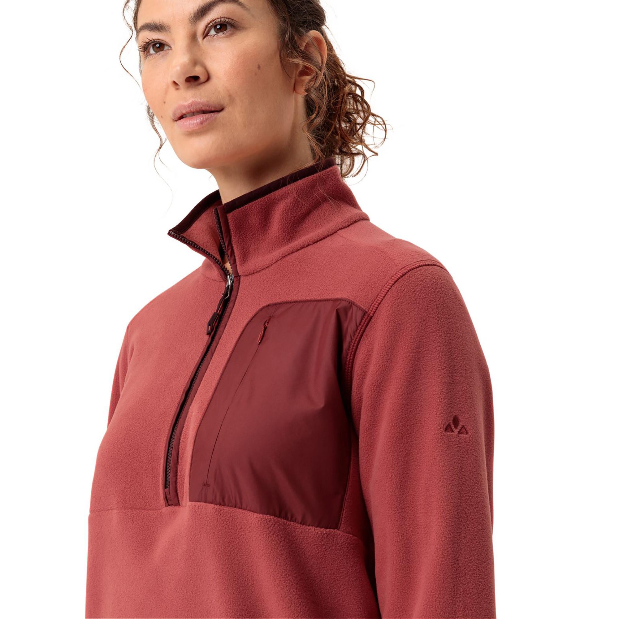 VAUDE Women's Rosemoor Fleece Halfzip Veste en polaire sans capuche 