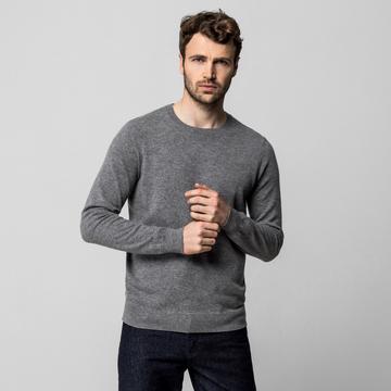 Cashmere-Pullover, Rundhals
