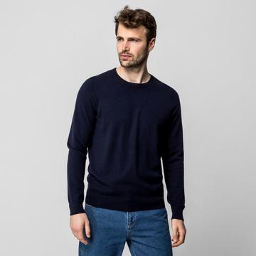 Cashmere-Pullover, Rundhals