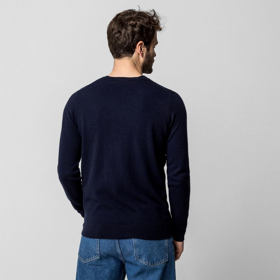 Manor Man Cashmere Rundhals Pullover  