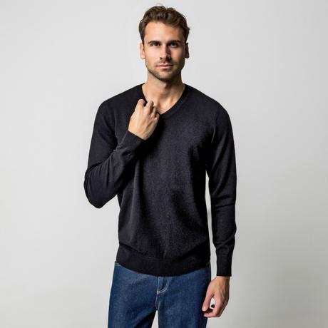 Manor Man Cashmere V-Neck Pullover  