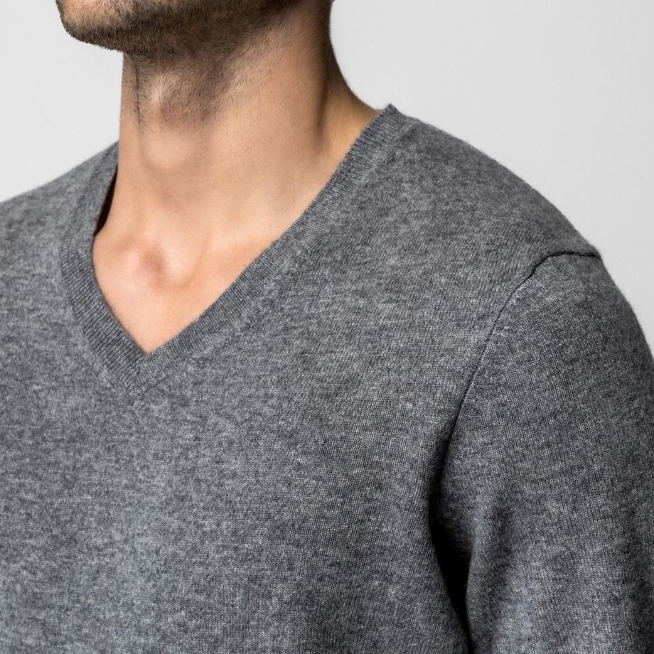 Manor Man Pullover scollo a V Cashmere  