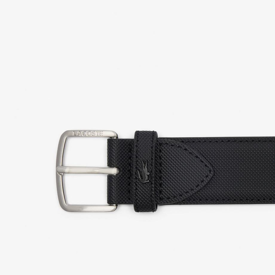 LACOSTE Gürtel Piqué Effekt  