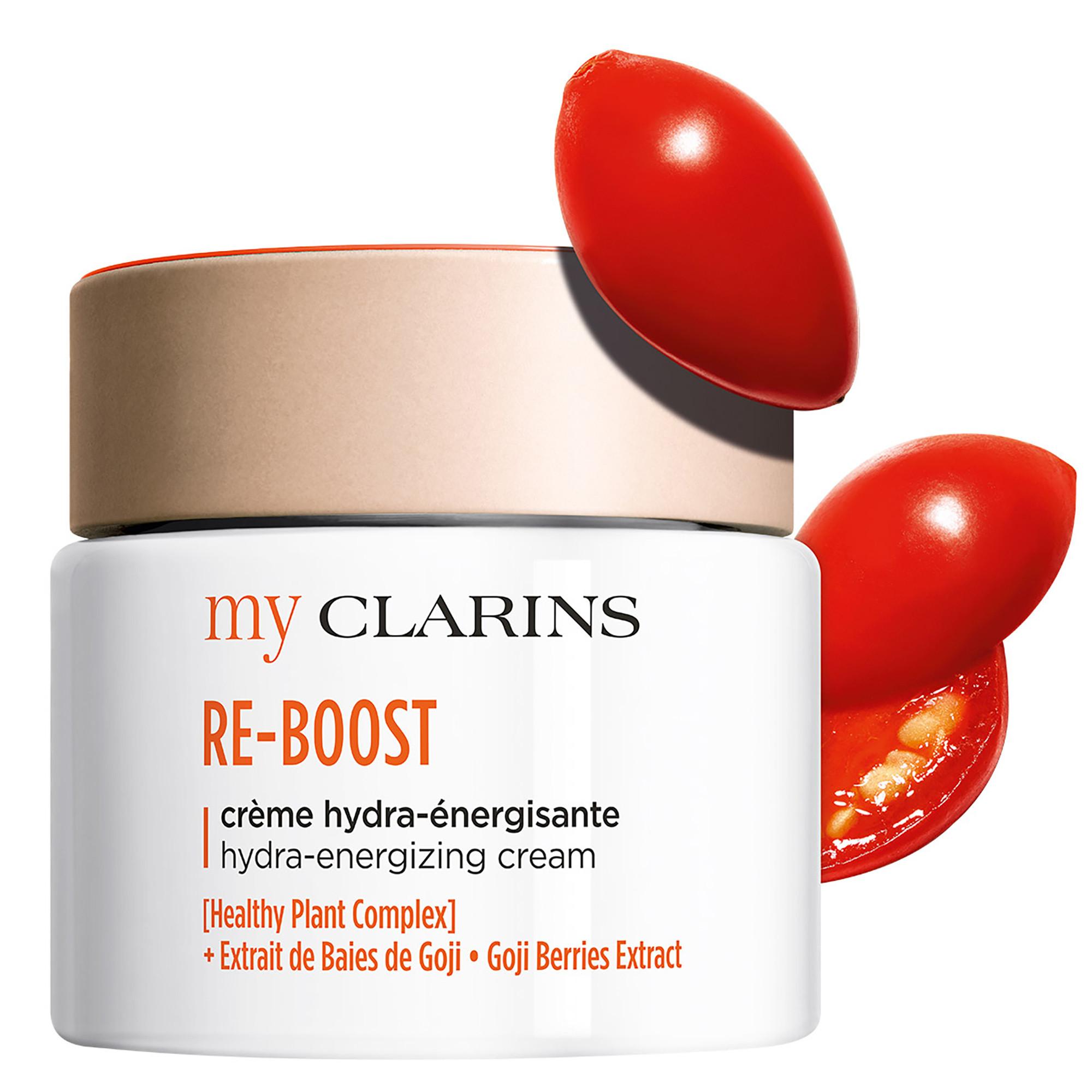 my CLARINS  RE-BOOST feuchtigkeitsspendende, energetisierende Gesichtscreme 