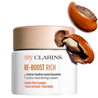 my CLARINS  RE-BOOST crème hydra-nourrissante - Peaux jeunes - Nutrition intense 