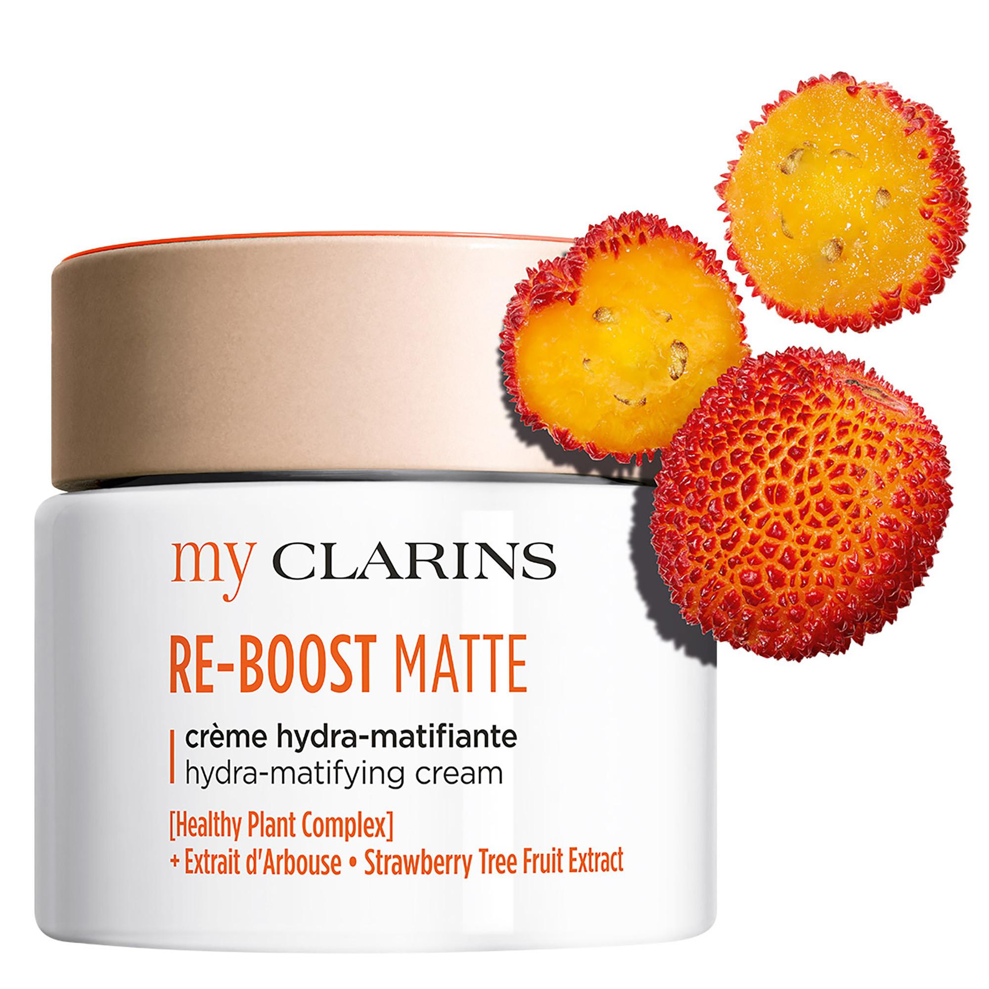 my CLARINS  RE-BOOST MATTE - Mattierende, nährende Gesichtscreme 