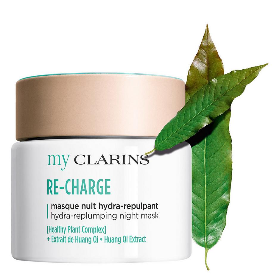 my CLARINS  RE-CHARGE masque nuit hydra-repulpant - Peaux jeunes - Désaltérant 