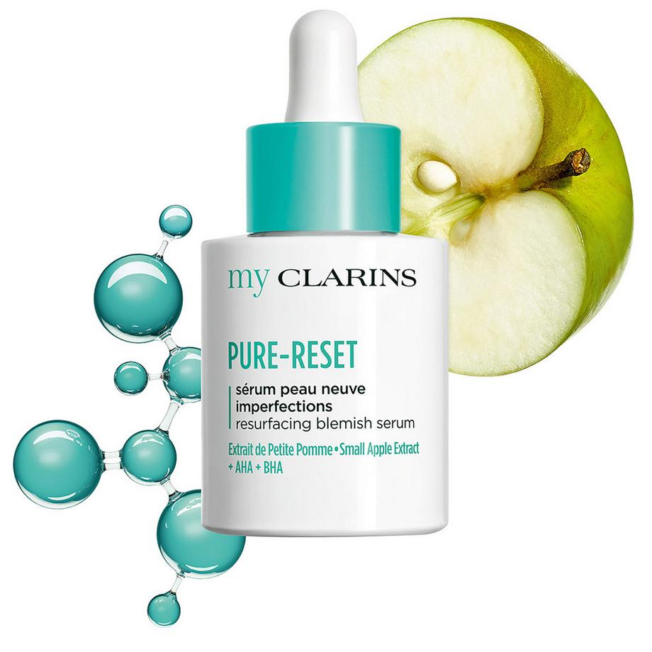 my CLARINS  PURE-RESET sérum peau neuve imperfections - Peaux jeunes - Rééquilibrant et anti-imperfections 