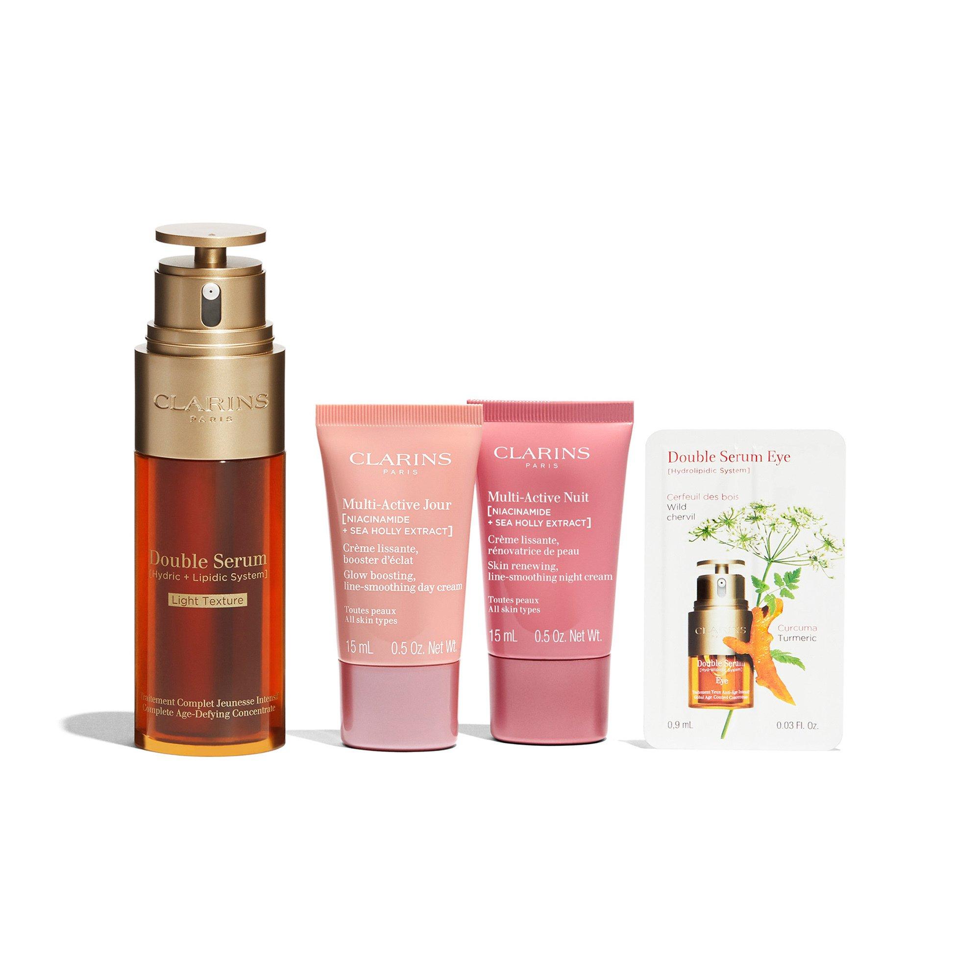 CLARINS  Double Serum & Multi-Active Programme anti-âge 