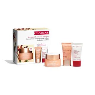 CLARINS  Essential care to visibly firm & reduce the look of wrinkles. 