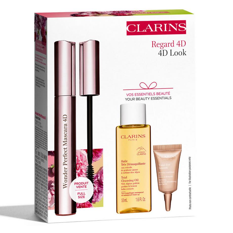 CLARINS VALUE PACK Wonder Perfect 4D Mascara Set 