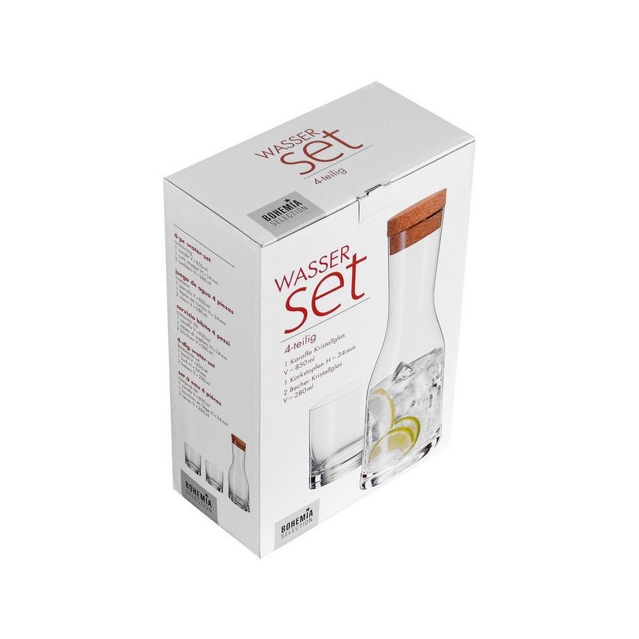 BOHEMIA Cristal Service à orangeade, 4 pièces Libera 