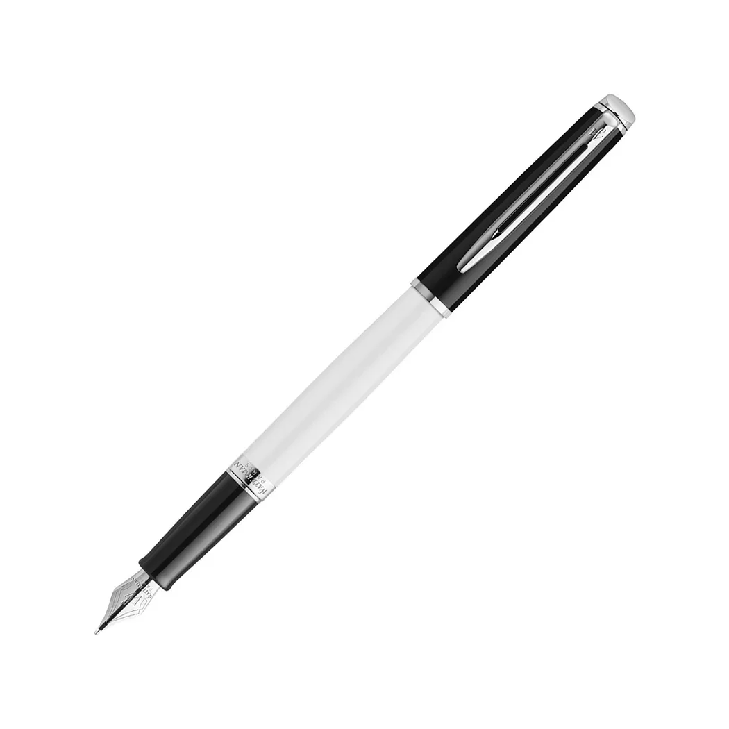 WATERMAN - Füllfederhalter, Schwarz/Weiss
